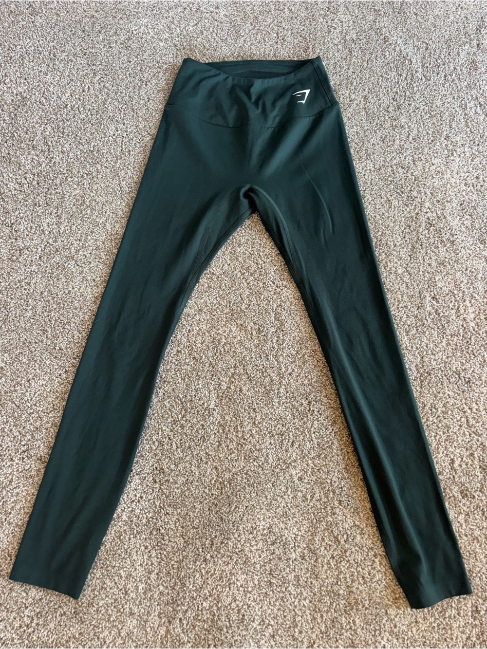 Gymshark Dark Green High-Waist Leggings